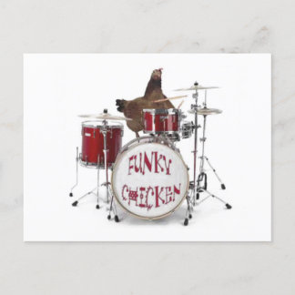 Funky poulet Carte postale