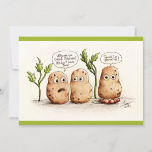 Funky Pun Potatoes Carte Plat