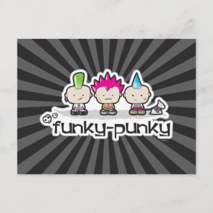 Funky-Punky Postcard