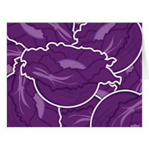 Funky purple cabbage