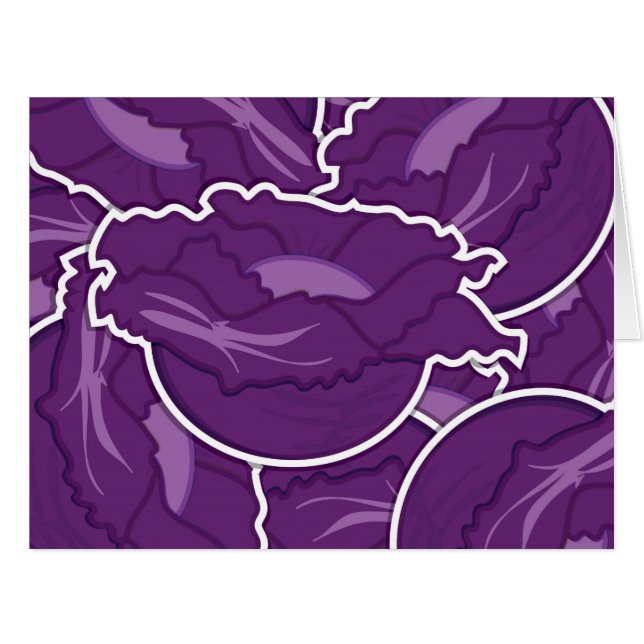 Funky purple cabbage (Front Horizontal)