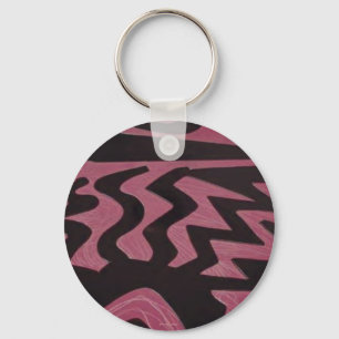 Funky Purple Keychain