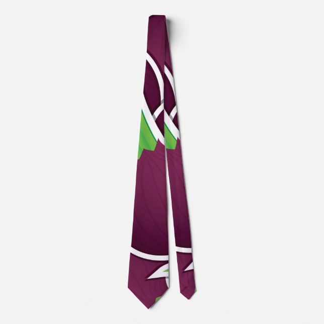Funky purple onions tie (Front)