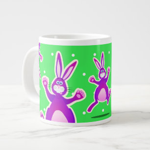 Funky rabbit, jumbo mug
