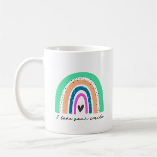 Funky Rainbow Love Coffee Mug