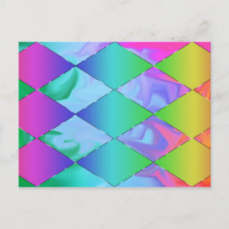 Funky Rainbow Postcard