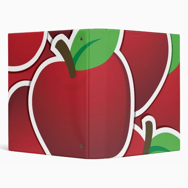 Funky red apple binder (Background)