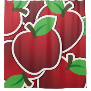 Funky red apples