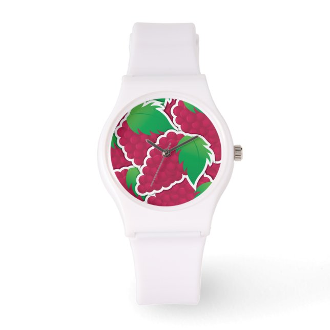 Funky red grapes watch (Front)