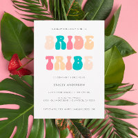 Funky Retro Bride Tribe Bachelorette Party