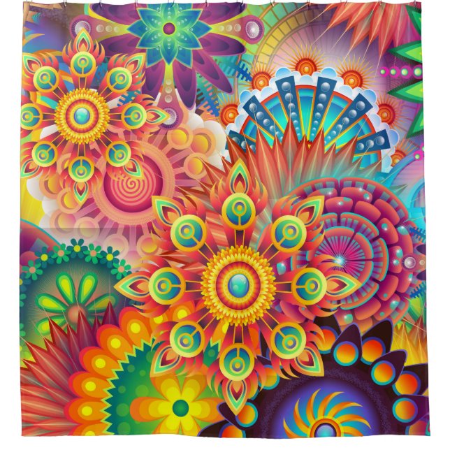 Funky Retro Pattern Abstract Bohemian (Front)