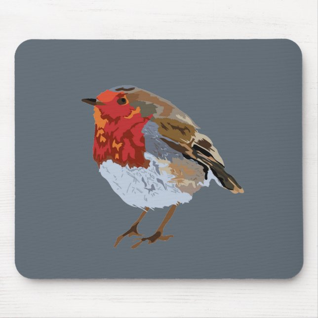 Funky Robin Mouse Pad (Front)