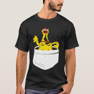 Funky Rubber Chicken In A Pocket Rubber Chick Love T-Shirt