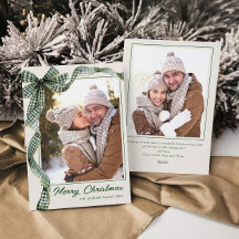 Funky Sage Green Christmas Bow Ribbon 2 Photo
