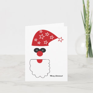 Funky Santa Holiday Card
