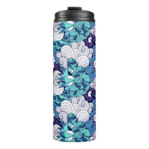 Funky Seashell Pattern Thermal Tumbler