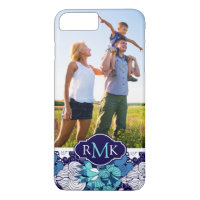 Funky Seashell Pattern| Your Photo & Monogram