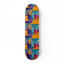 Funky Skateboard for Dog Lovers