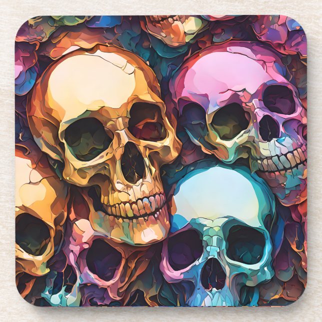 Funky Skulls Coaster (Front)