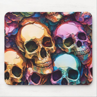 Funky Skulls Mouse Pad