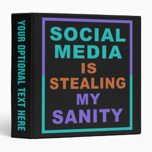 Funky "Social Media" classeurs personnalisés