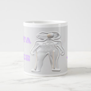Funky Space is the place to be Large Coffee Mug