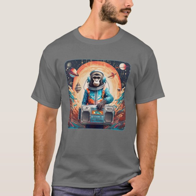 Funky Space Monkey T-Shirt (Front)