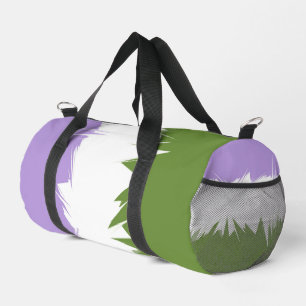 Funky Spiky ZigZag Abstract Genderqueer Pride Flag Duffle Bag