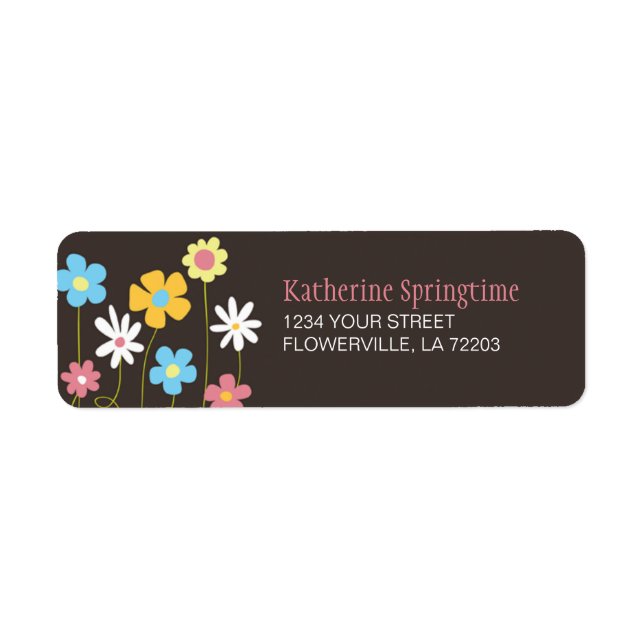 Funky Spring Flowers (Front)