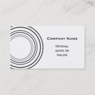 Funky Square Dots Business Card