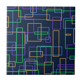 Funky Squares Tile