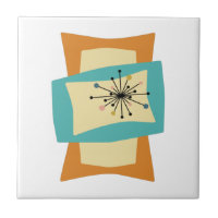 Funky Squeezed Rectangles Mid Century Modern