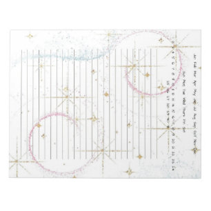 Funky Star Notepad