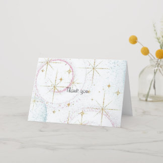 Funky Star Thank you cards
