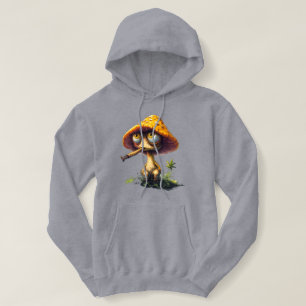 Funky Stoned Mushroom Cartoon T-Shirt Hoodie