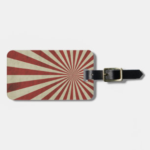Funky stripes luggage tags