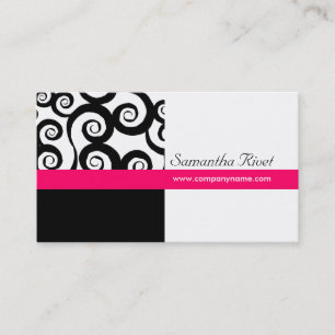 Funky Swirl Business Cards