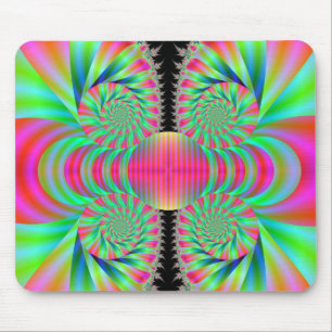 Funky Swirls Mouse Pad