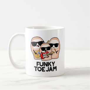 Funky Toe Jam Funny Music Pun  Coffee Mug