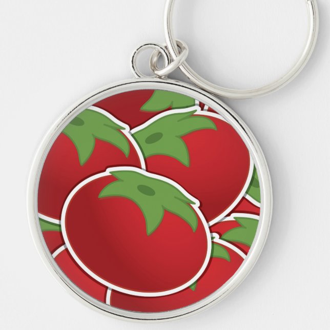 Funky tomato keychain (Front)