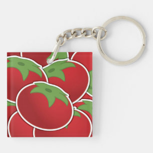 Funky tomato keychain