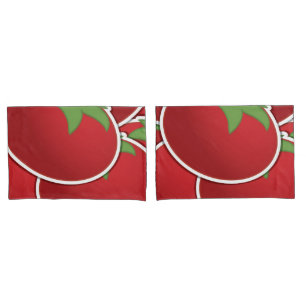 Funky tomato pillowcase