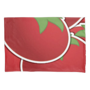 Funky tomato pillowcase