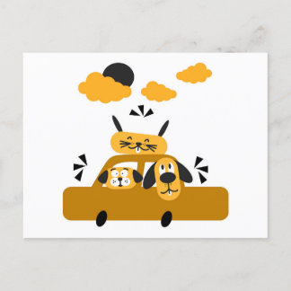 Funky Town Postcard
