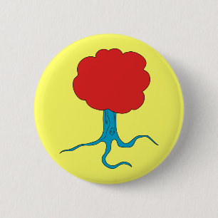 Funky Tree 2 Inch Round Button