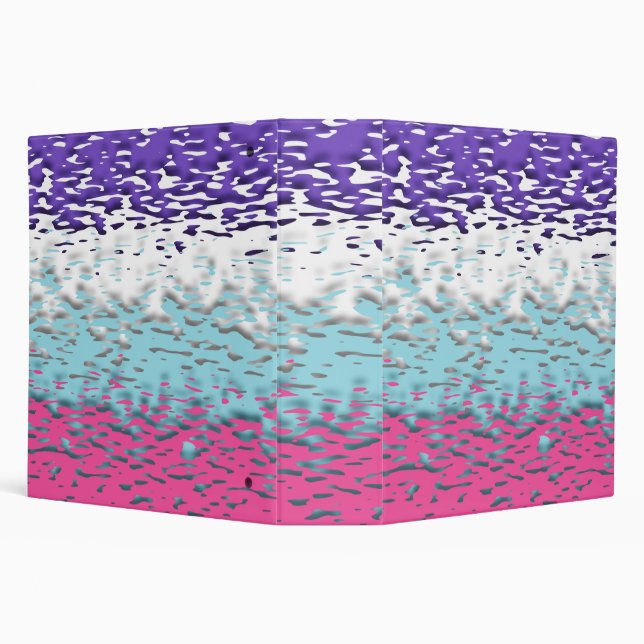 Funky Trippy Ripply Groovy Multisexual Pride Flag Binder (Background)