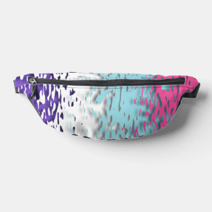 Funky Trippy Ripply Groovy Multisexual Pride Flag Fanny Pack