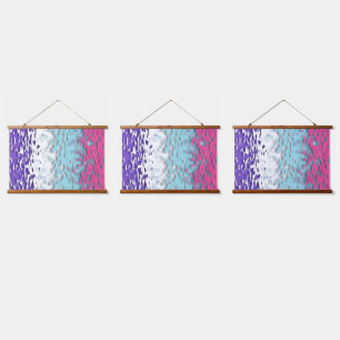 Funky Trippy Ripply Groovy Multisexual Pride Flag Hanging Tapestry