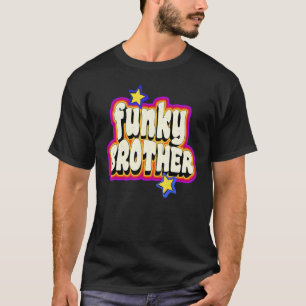 Funky Vintage Retro 70s Funky Brother Disco Dancer T-Shirt