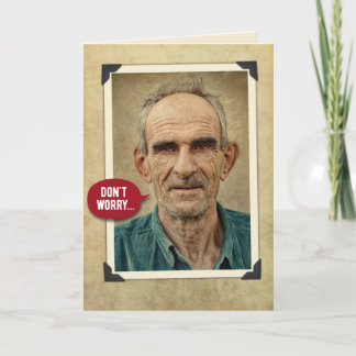 Funky Vintage Vieux Cowboys Carte d'anniversaire